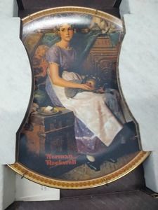 Norman Rockwell " Dreaming in the Attic" Collectors Plate